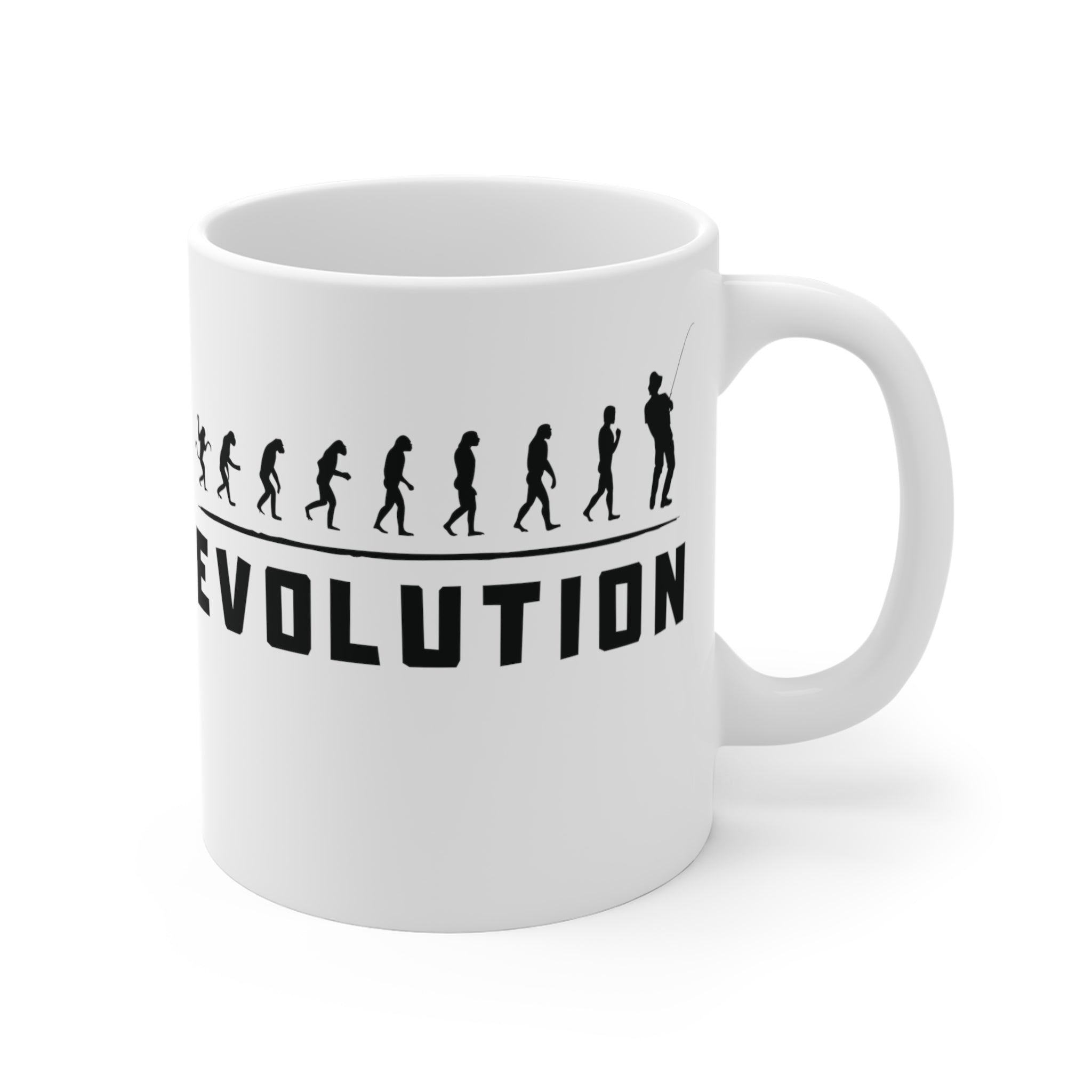 Fishing Evolution Mug 11oz