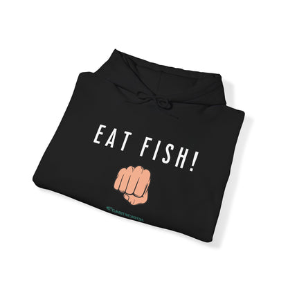 Eat Fish Unisex Heavy Blend™ Hooded Sweatshirt