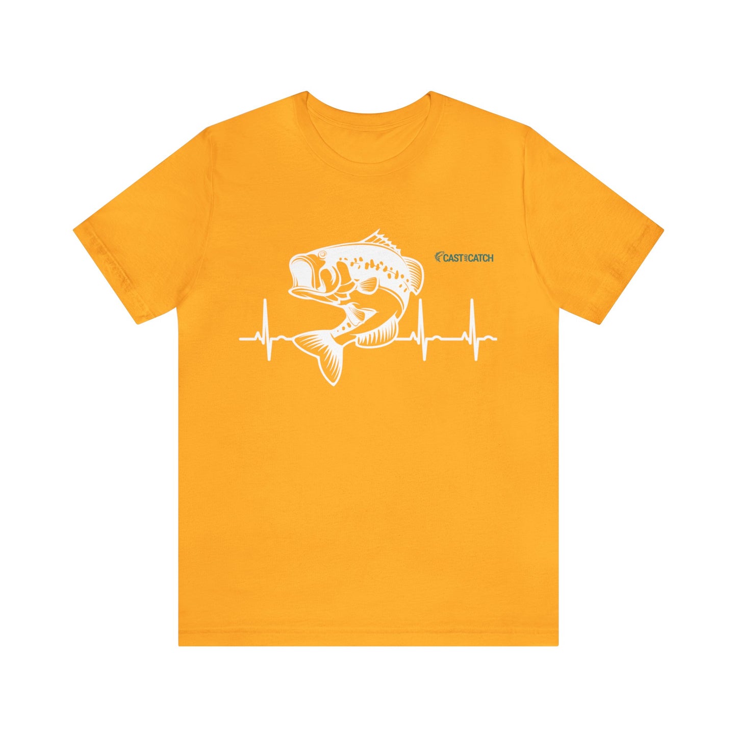 Fish Heartbeat Unisex Jersey Short Sleeve Tee