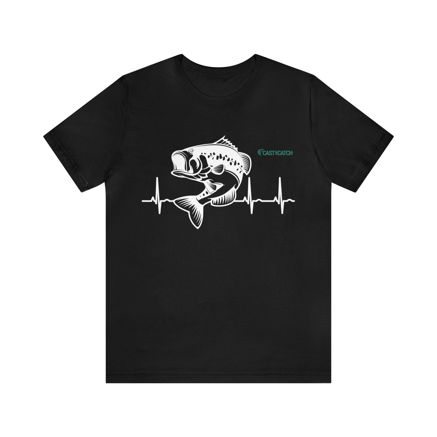 Fish Heartbeat Unisex Jersey Short Sleeve Tee