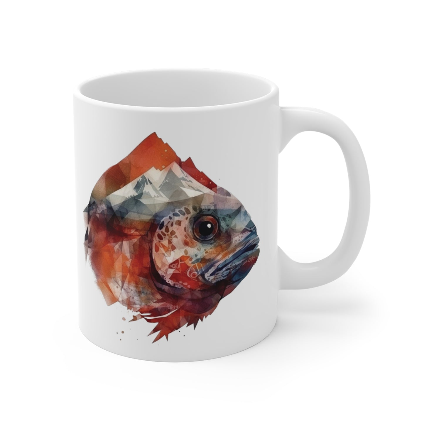 Red Fish Mountains Mug 11oz