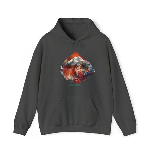 Red Fish Mountains Unisex Heavy Blend™ Hooded Sweatshirt